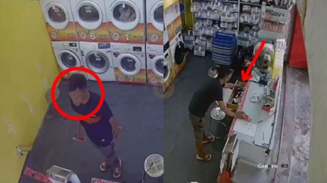 Terekam CCTV! Pencurian di Laundry Bone Saat Karyawan Sibuk, Uang Ludes Digasak 1 Terekam CCTV! Pencurian di Laundry Bone Saat Karyawan Sibuk, Uang Ludes Digasak