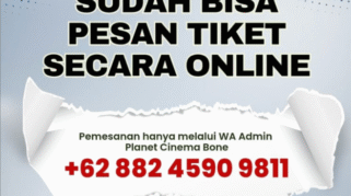 Tak Perlu Antre! Begini Cara Pesan Tiket Online Planet Cinema Bone