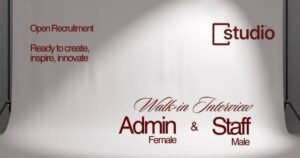 Info Loker Bone: Segera Daftar Lowongan Kerja Admin dan Staf di Bingkai Temu Studio 62 Info Loker Bone: Segera Daftar Lowongan Kerja Admin dan Staf di Bingkai Temu Studio