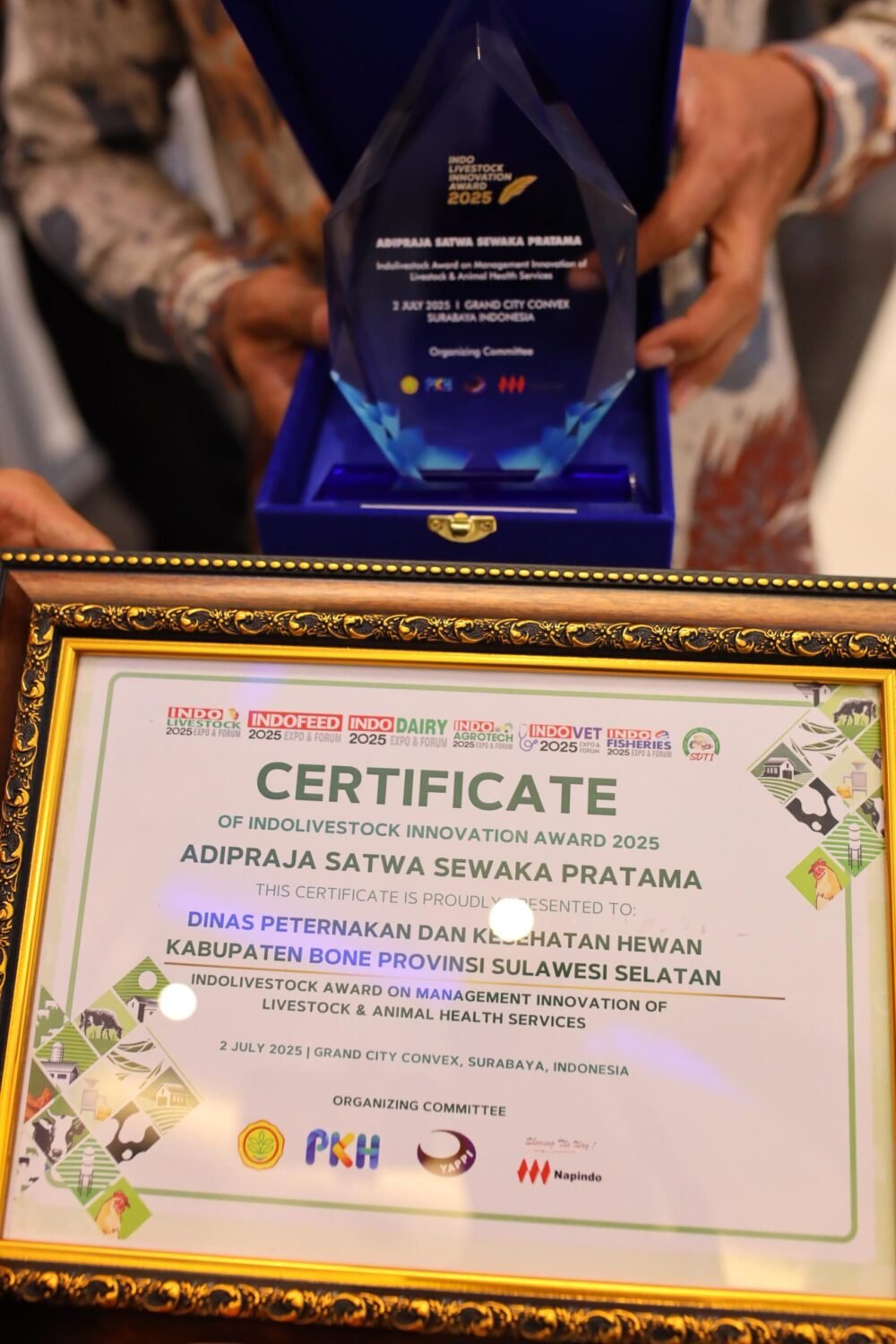Kabupaten Bone Raih Penghargaan Nasional atas Inovasi Layanan Kesehatan Hewan