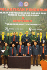 Resmi Dilantik! dr. Muh. Nur Abadi Nahkodai IDI Bone Periode 2025–2028