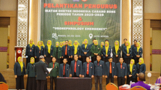 Resmi Dilantik! dr. Muh. Nur Abadi Nahkodai IDI Bone Periode 2025–2028