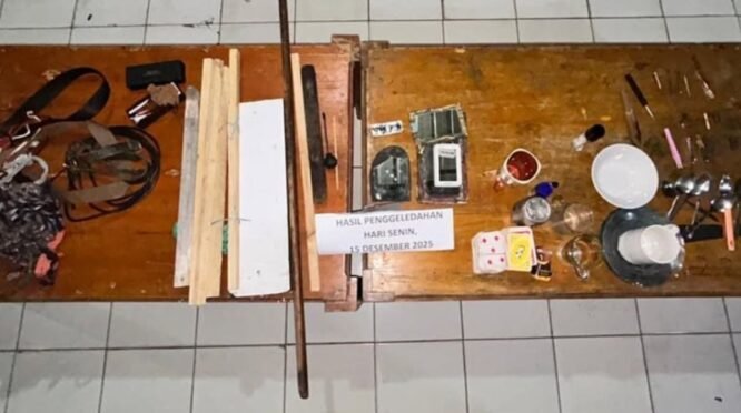 Geledah Hunian Tahanan Lapas Watampone, Petugas Temukan Kartu Domino Hingga Sikat Gigi Tajam