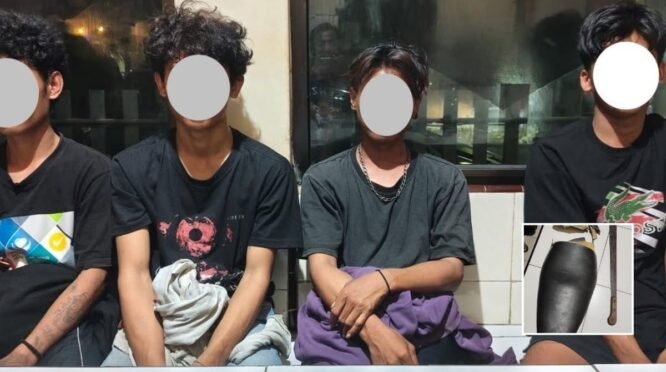 Anak Punk Tegur Pelaku Balap Liar jadi Penyebab Tawuran di Terminal Palakka, 4 Orang Diamankan