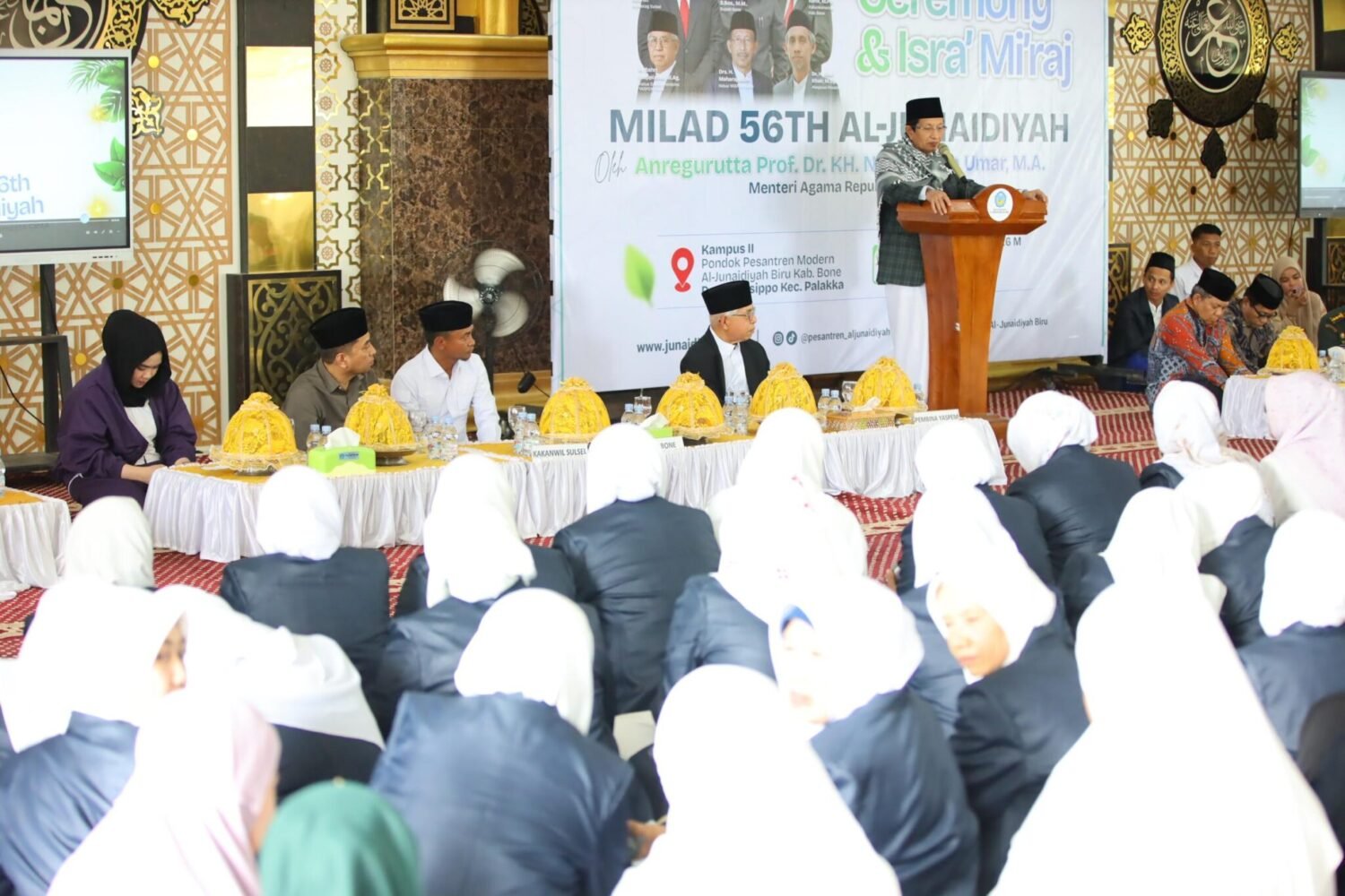 Menag Nasaruddin Umar Buka Milad ke-56 Al-Junaidiyah Biru, Isi Tausiyah Isra Mi’raj di Bone 9 Menag Nasaruddin Umar Buka Milad ke-56 Al-Junaidiyah Biru, Isi Tausiyah Isra Mi’raj di Bone