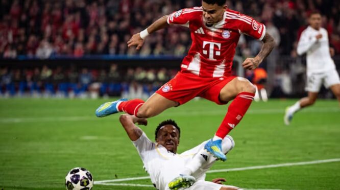 Bayern Munich vs Real Madrid Champions League result 4-3 aggregate 6-4.