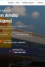 Langkah praktis cara cek jadwal dokter rs hapsah bone melalui smartphone secara online.