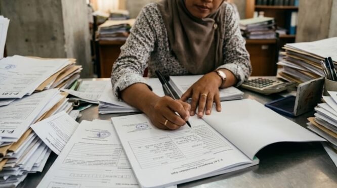 Daftar lengkap kode formulir F-1.01, F-2.01, SPTJM, dan formulir pindah datang Disdukcapil Kabupaten Bone.