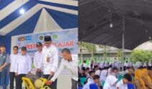Pembukaan Festival Pelajar MAN 2 Bone tahun 2026 di lapangan madrasah.