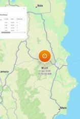 Informasi gempa hari ini di Bone magnitudo 2,4 kedalaman 5 km data BMKG.
