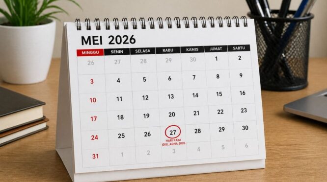 Kalender prakiraan tanggal Hari Raya Idul Adha 2026 dan jadwal libur nasional.