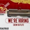 Loker Bone Rajanya Makan Mie posisi Crew Outlet terbaru April 2026.