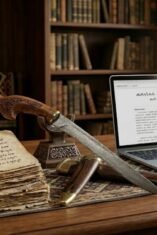 Grafis Ilustrasi Harmonisasi Tradisi di Bone Dengan Naskah Lontara Panduan Filosofi Sulapa Eppa Secara.