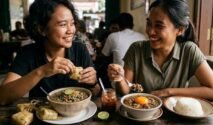 Perbedaan tampilan dan penyajian Coto Makassar dan Pallubasa.