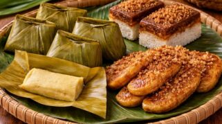 Ragam koleksi kue tradisional Bugis yang estetik dan otentik sebagai simbol pelestarian budaya kuliner di kalangan generasi muda.