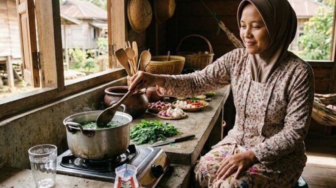 Cara mengolah air rebusan daun kelor yang benar untuk melancarkan produksi ASI ibu menyusui.