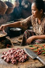 Rahasia memasak Nasu Palekko itik agar empuk dan pedas menggigit.