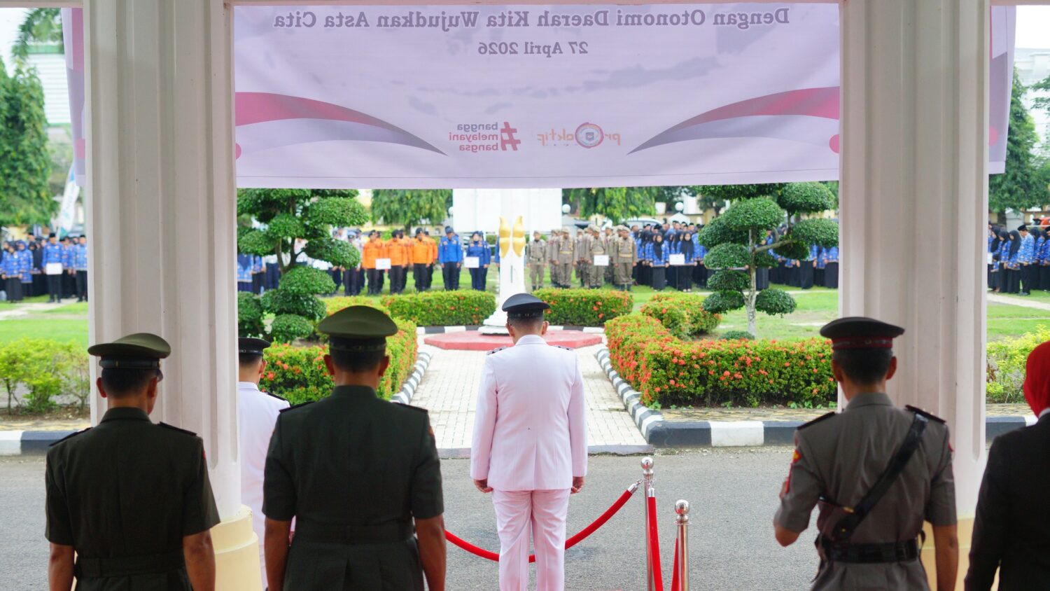 Wabup Bone Pimpin Upacara Hari Otonomi Daerah ke-30, Sampaikan Amanat Mendagri Wujudkan Asta Cita