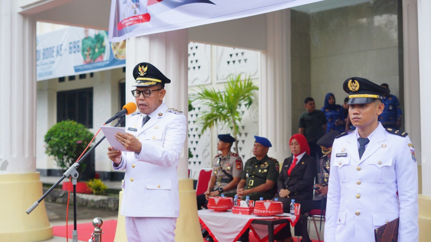 Wabup Bone Pimpin Upacara Hari Otonomi Daerah ke-30, Sampaikan Amanat Mendagri Wujudkan Asta Cita