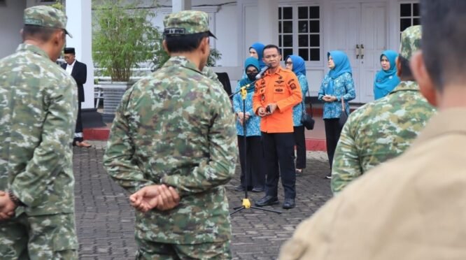 Bupati Bone Pimpin Apel Siaga Bencana Pasca Banjir Instruksikan OPD dan Camat Turun Langsung