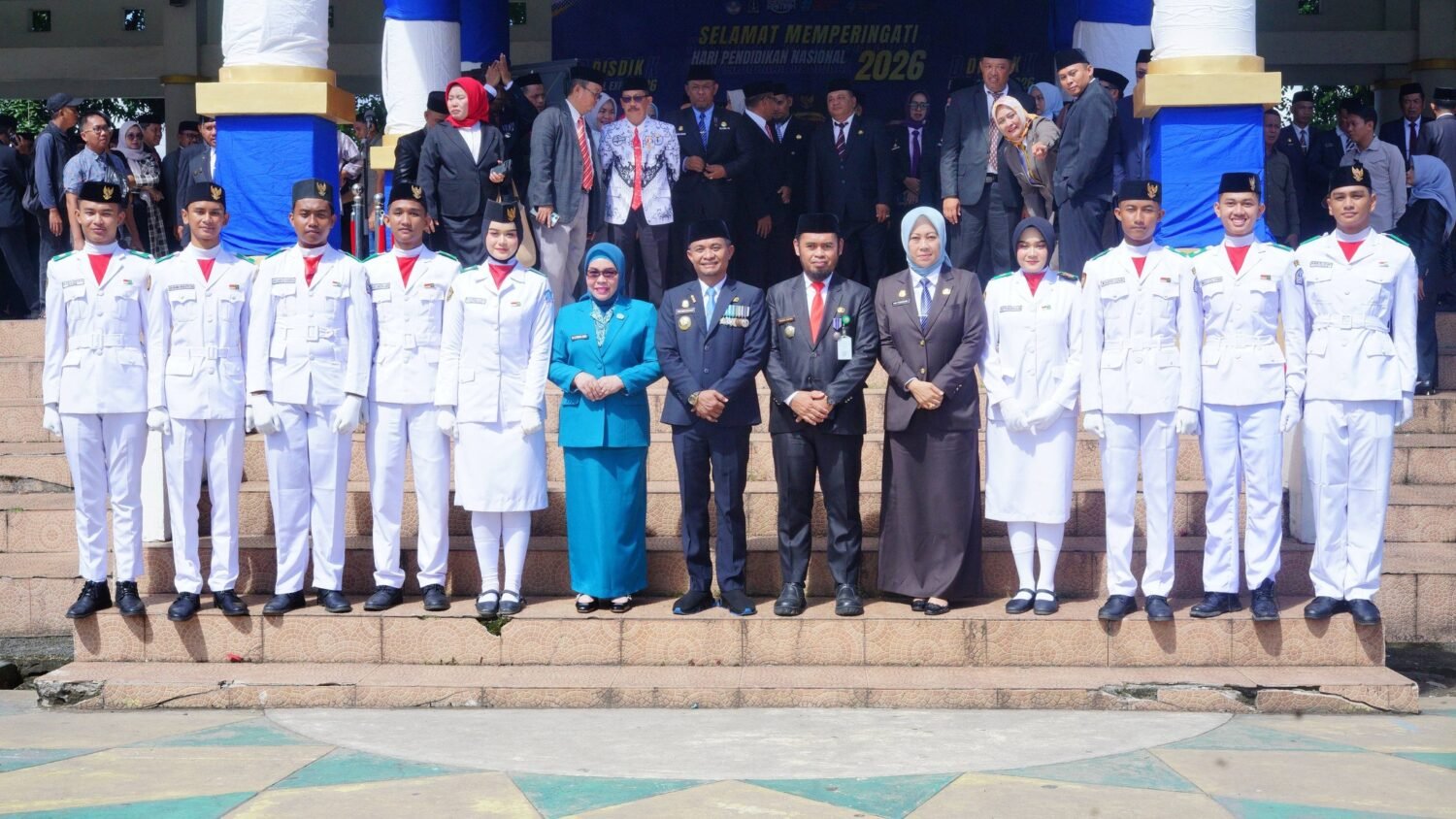 Bupati Bone Pimpin Upacara Hari Pendidikan Nasional 2026 di Lapangan Merdeka