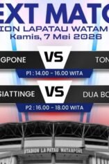 Hasil Pertandingan Bone Beramal Cup 2026 Hari Ketiga dan Jadwal Pertandingan Hari Ini Kamis 7 Mei