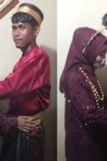 Potret viral pernikahan Fina Marfina di Bone yang dikabarkan menikah ke-15 kalinya.