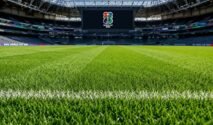 Rumput stadion Piala Dunia 2026 dengan kualitas premium yang dikembangkan menggunakan teknologi dan standar ketat FIFA.