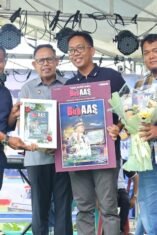 Peluncuran buku BupAAS: Jalan Pengabdian pada perayaan HUT ke-48 Bupati Bone Andi Asman Sulaiman di Bakunge.