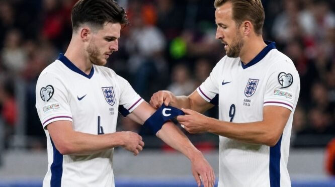 Declan Rice Jadi Wakil Kapten Inggris untuk Piala Dunia 2026