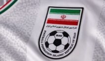 Close up logo Timnas Iran pada jersey menjelang Piala Dunia 2026