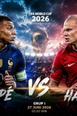 Prediksi Norwegia vs Prancis: Duel Haaland dan Mbappe Penentu Juara Grup I Piala Dunia 2026
