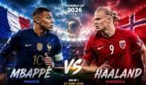 Prediksi Norwegia vs Prancis: Duel Haaland dan Mbappe Penentu Juara Grup I Piala Dunia 2026