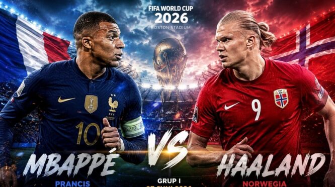 Prediksi Norwegia vs Prancis: Duel Haaland dan Mbappe Penentu Juara Grup I Piala Dunia 2026