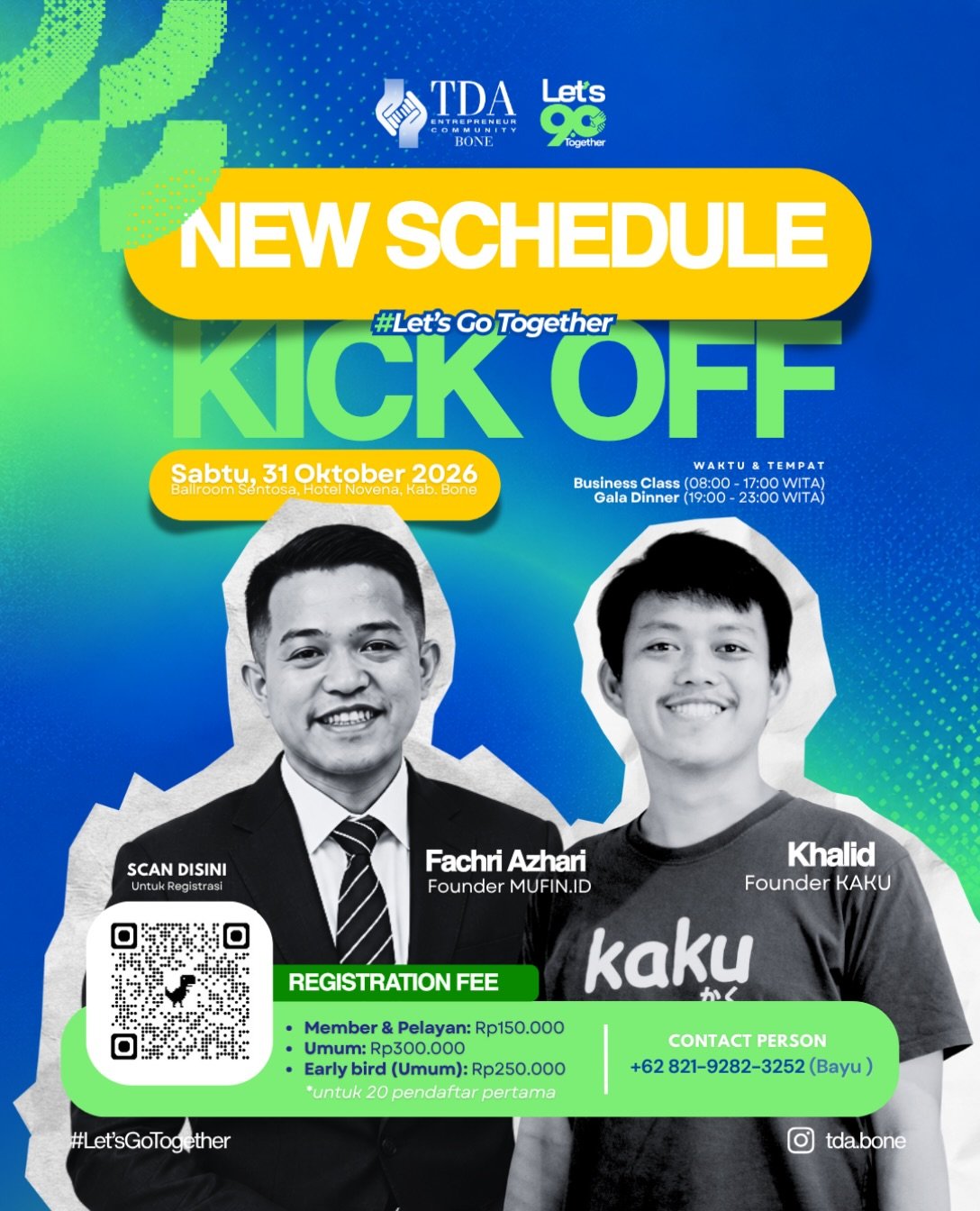 Kick Off TDA Bone 2026 Hadirkan Founder Murni.ID dan KAKU