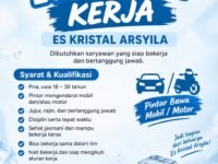Lowongan Kerja Es Kristal Arsyila